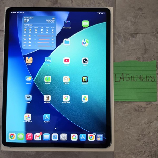Apple iPad Air 13 inch (M4) 2026 - AT&T, 128 GB, Blue, A3462