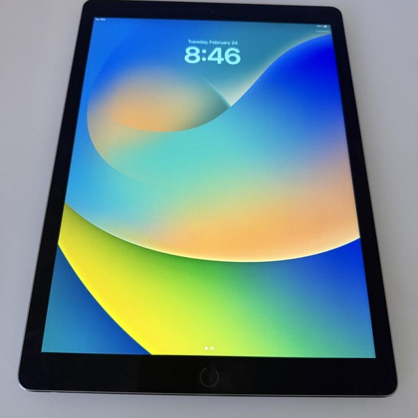 Apple iPad Pro 12.9 inch 1st Gen 2015 - Unlocked, 128 GB, Gray, A1652, 1st Gen 2015