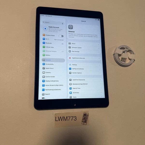 Apple iPad (9th Gen) - Unlocked, 64 GB, Gray, A2603