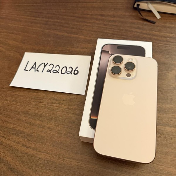 Apple iPhone 16 Pro - Unlocked, 128 GB, Desert, A3083