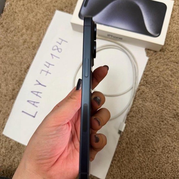 Apple iPhone 15 Pro Max - Unlocked, Blue, 256 GB, A2849