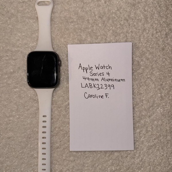 Apple Watch Series 4 44mm - Unlocked, Silver, A1976 - Cellular, Aluminum