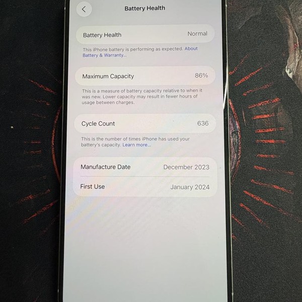 Apple iPhone 15 Pro Max - Unlocked, 256 GB, White, A2849