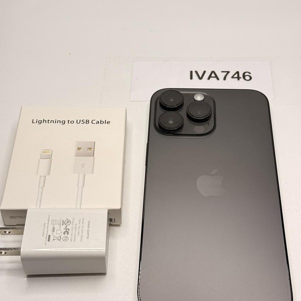 Apple iPhone 14 Pro Max - Unlocked, 128 GB, Black, A2651