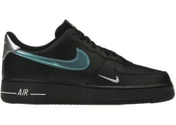 Nike Air Force 1 '07 Low Black Blue Lightning for sale