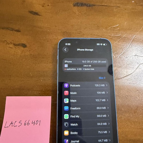 Apple iPhone 13 Mini - Unlocked, 256 GB, Blue, A2481