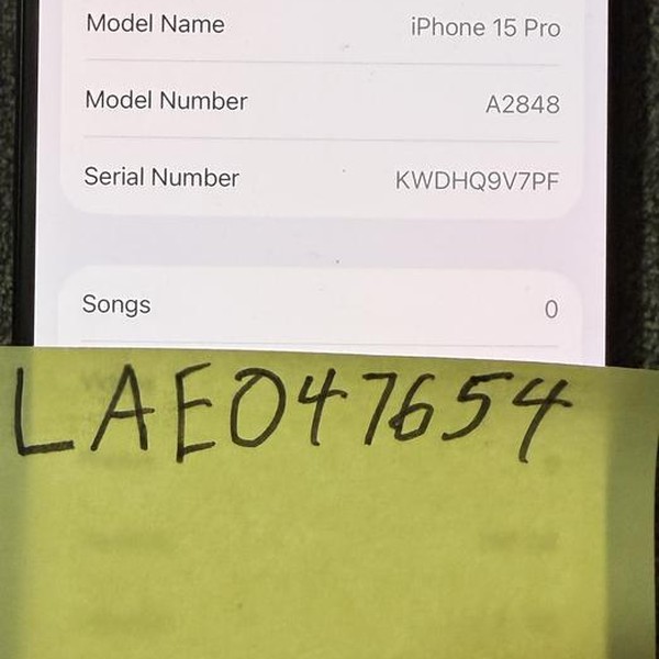 Apple iPhone 15 Pro - Unlocked, 256 GB, Black, A2848