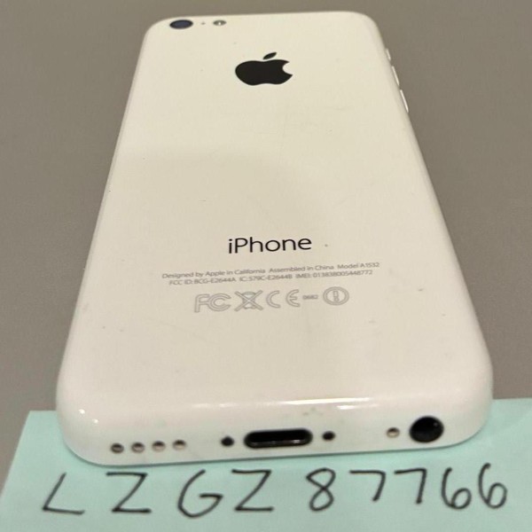 Apple iPhone 5C - Unlocked, 16 GB, White, A1532, GSM