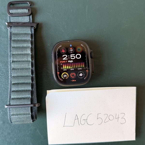 Apple Watch Ultra 2 49mm - Unlocked, Black, A2986