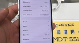 Good
													Apple iPhone 14 Pro - Unlocked, Silver, 512 GB, A2650, photo 4 of 8