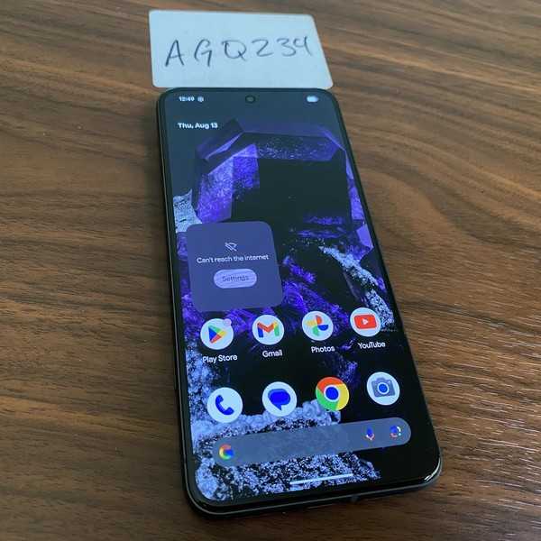 Google Pixel 8 - Unlocked, 256 GB, Obsidian, 8 GB, G9BQD, Sub-6 5G