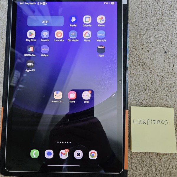 Samsung Galaxy Tab S9 Plus - Wi-Fi, 256 GB, Beige, 12 GB, SM-X810