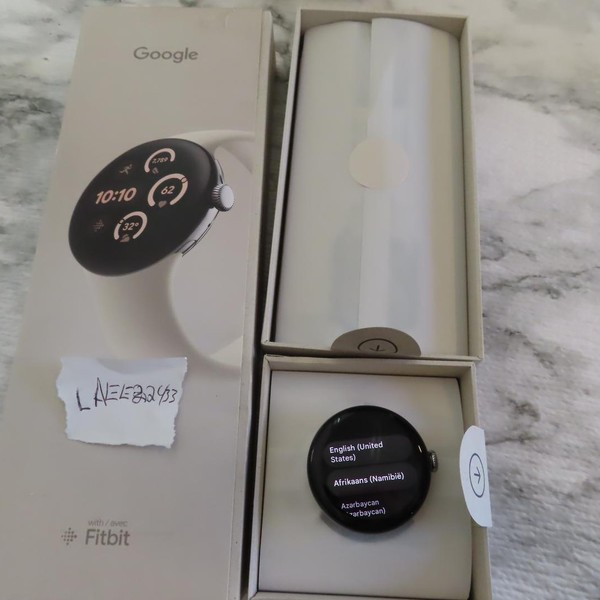 Google Pixel Watch 3 - Unlocked, Silver, 41mm, LTE