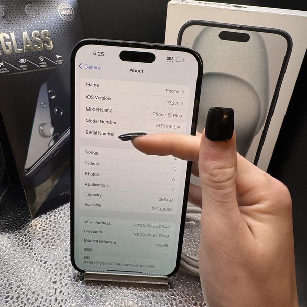 Apple iPhone 15 Plus - Verizon, 256 GB, Black, A2847