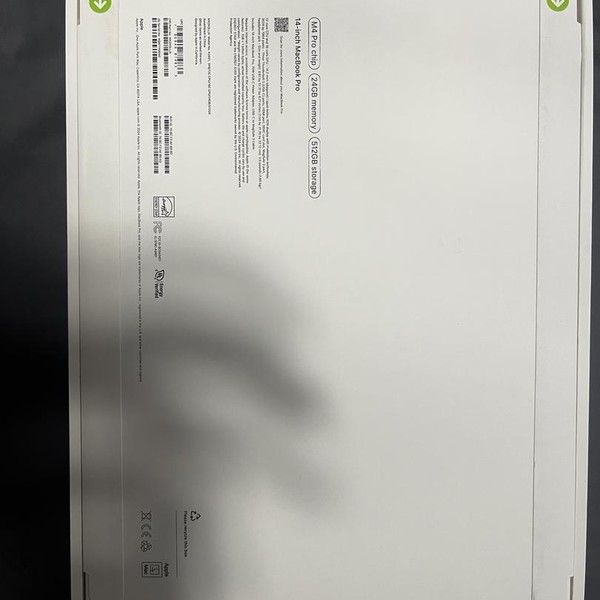MacBook Pro 2024 - 14 inch - 512 GB, Space Black, 24 GB, Apple M4 Pro 12-core