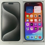 Good Apple iPhone 15 Pro Max - Verizon, White, 256 GB, A2849