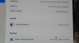 Good
													MacBook Pro 2020 - 13" - I5, Silver, 512 GB, 16 GB, photo 3 of 9