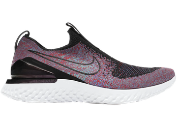 Nike Epic React Moc Flyknit Black University Red Hyper Jade for sale