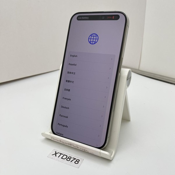 Apple iPhone 15 Pro - Unlocked, 128 GB, White, A2848