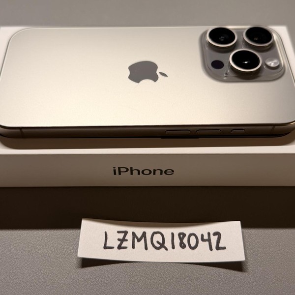 Apple iPhone 15 Pro - Unlocked, 256 GB, Natural, A2848