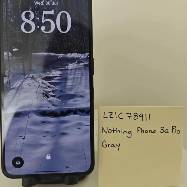 Nothing Phone 3a Pro - Unlocked, Gray, 256 GB, 12 GB