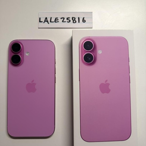 Apple iPhone 16 - Unlocked, 256 GB, Pink, A3081