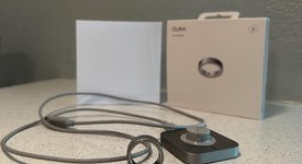 Good
													Oura Ring Gen 4 - Brushed Silver, Size 9, photo 1 of 5