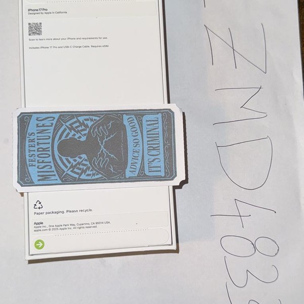 Apple iPhone 17 Pro - Unlocked, 256 GB, Silver, A3256