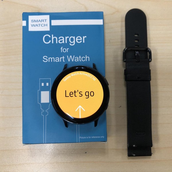 Samsung Galaxy Watch Active2 44mm - Unlocked, Black, Stainless Steel