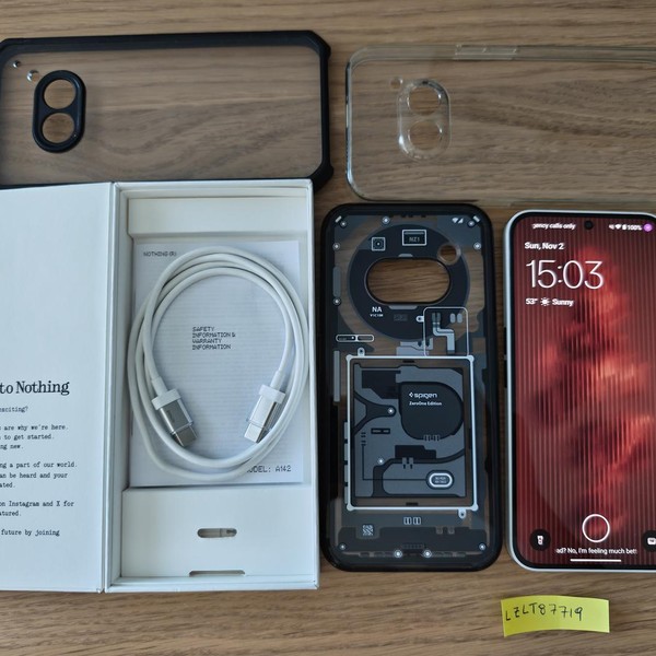 Nothing Phone (2a) - Unlocked, 256 GB, White, 12 GB