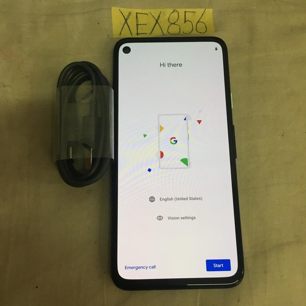 Google Pixel 4a 5G - T-Mobile, 128 GB, Black, 6 GB, G025E