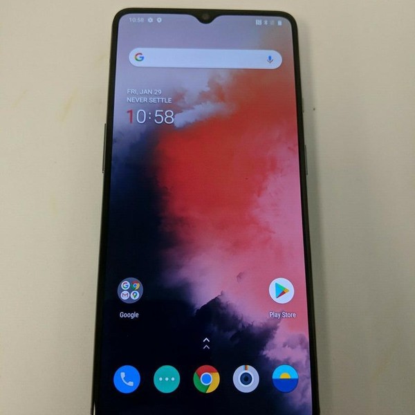 OnePlus 7T - T-Mobile, 128 GB, Silver, 8 GB, HD1907