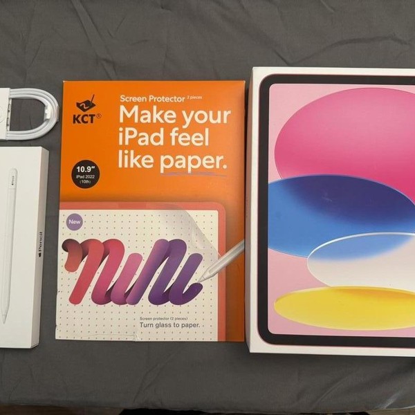 Apple iPad 10th Gen - Wi-Fi, 64 GB, Pink, A2696