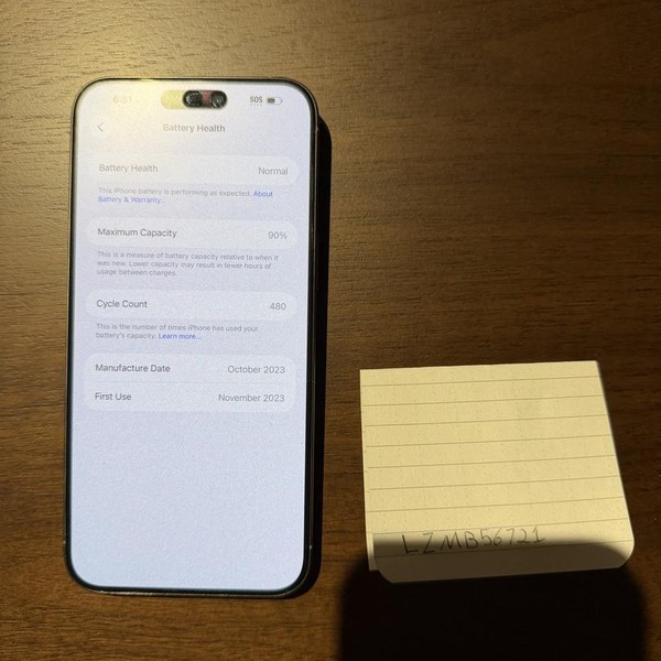 Apple iPhone 15 Pro Max - Unlocked, 512 GB, Natural, A2849