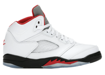 Jordan 5 Retro Fire Red Silver Tongue (2020) (PS) for sale