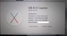 Good
													MacBook Pro 2014 (Retina) - 15" - Silver, 256 GB, 16 GB, photo 5 of 6