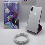 Good Apple iPhone X - Unlocked, Silver, 64 GB, A1901, GSM