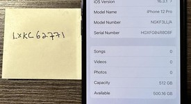 Good
													Apple iPhone 12 Pro - Unlocked, Pacific Blue, 512 GB, A2341, photo 1 of 11