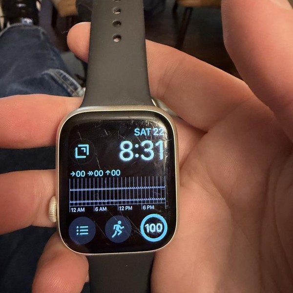 Apple Watch Series 7 45mm - Starlight, A2474 - GPS, Aluminum