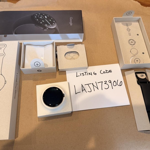 Google Pixel Watch 4 - Wi-Fi, Black, 45mm, Wi-Fi