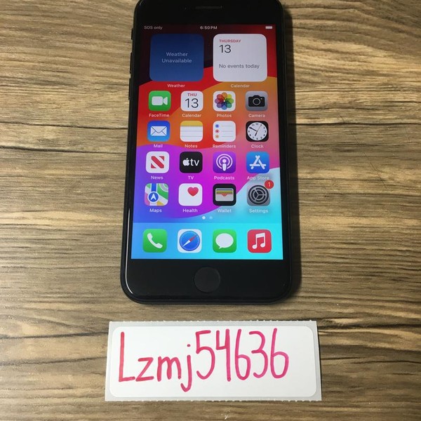 Apple iPhone SE 3rd Gen 2022 - T-Mobile, 64 GB, Midnight, A2595