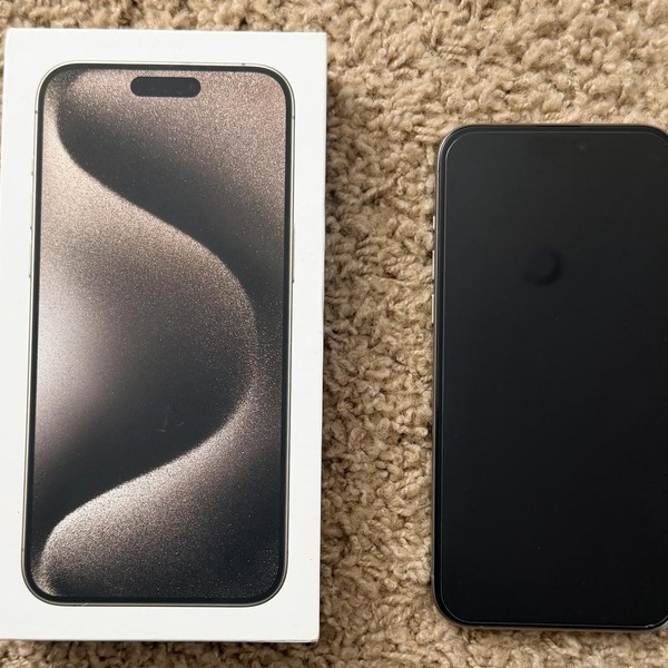 Apple iPhone 15 Pro Max - Unlocked, 256 GB, Natural, A2849