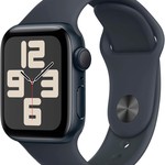 Good Apple Watch SE 2nd Gen 44mm - Midnight, A2723 - GPS, Aluminum