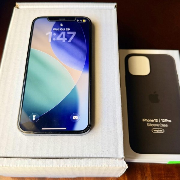 Apple iPhone 12 Pro - Unlocked, 128 GB, Pacific Blue, A2341