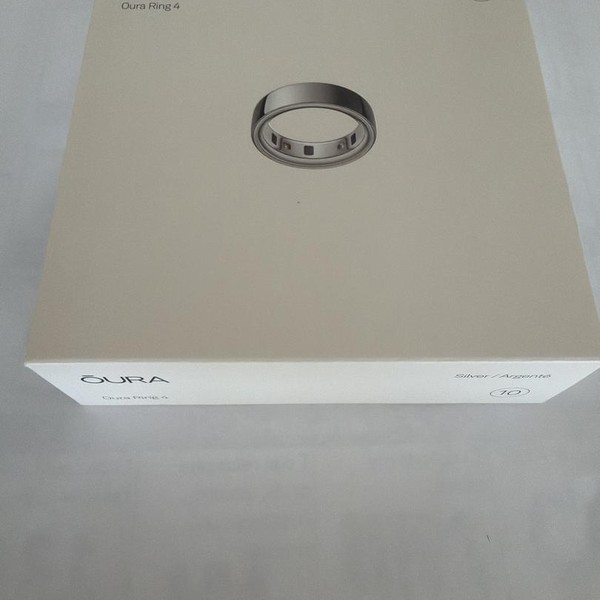 Oura Ring Gen 4 - Silver, Size 10