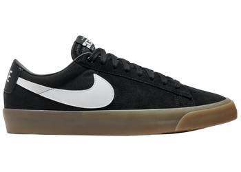 Nike SB Zoom Blazer Low GT Black White Gum for sale