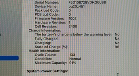 Good
													MacBook Pro 2020 - 13" - Apple M1, Gray, 256 GB, 8 GB, photo 3 of 5