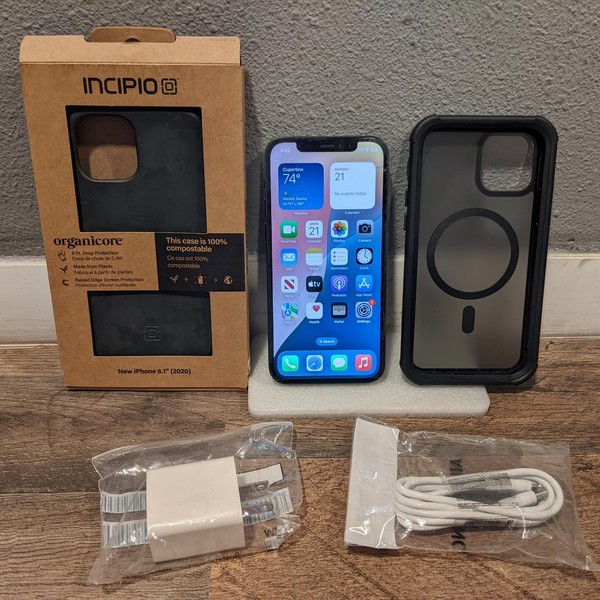 Apple iPhone 12 - Unlocked, 64 GB, Black, A2172