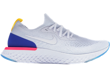Nike Epic React Flyknit White Racer Blue Pink Blast for sale