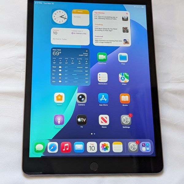 Apple iPad 9th Gen - Wi-Fi, 256 GB, Gray, A2602